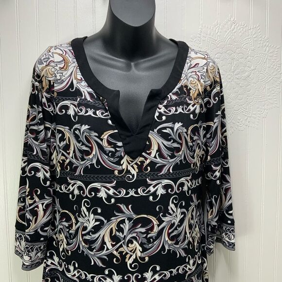 WHITE HOUSE BLACK MARKET Tunic blouse - Picture 2 of 5